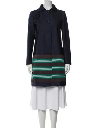 Pre-owned Prada Vintage 2011 Coat In Multi