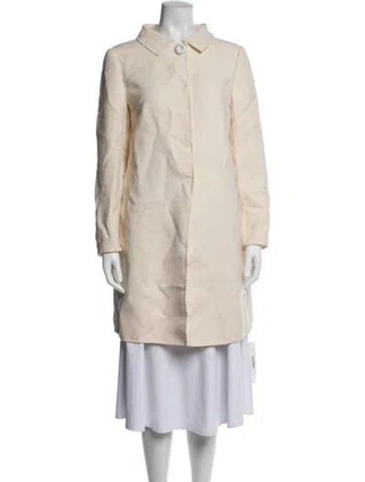 Pre-owned Prada Vintage 2011 Coat In Neutrals