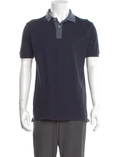Pre-owned Prada Vintage 2011 Polo Shirt In Blue