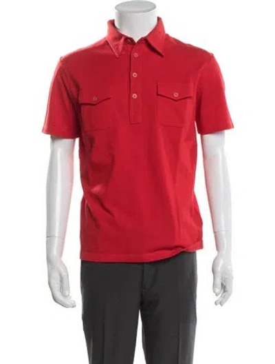 Pre-owned Prada Vintage 2011 Polo Shirt In Red