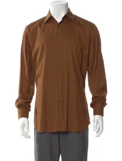 Pre-owned Prada Vintage 2011 Shirt In Brown