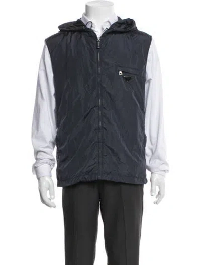 Pre-owned Prada Vintage 2011 Vest In Blue