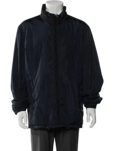 Pre-owned Prada Vintage 2011 Windbreaker In Blue