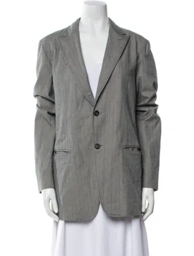 Pre-owned Prada Vintage Blazer In Gray