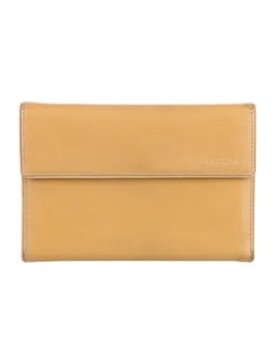 Pre-owned Prada Vintage Compact Wallet In Neutral