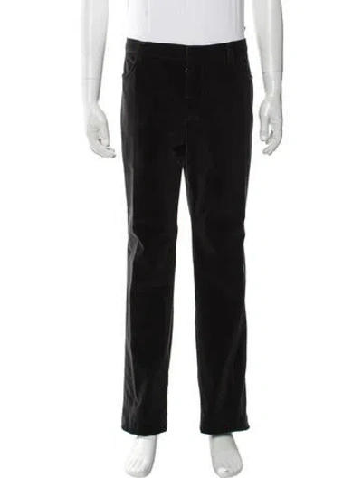 Pre-owned Prada Vintage Corduroy Pants In Black