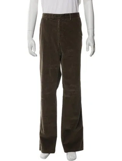 Pre-owned Prada Vintage Corduroy Pants In Brown