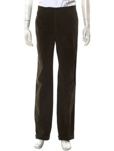 Pre-owned Prada Vintage Corduroy Pants In Brown