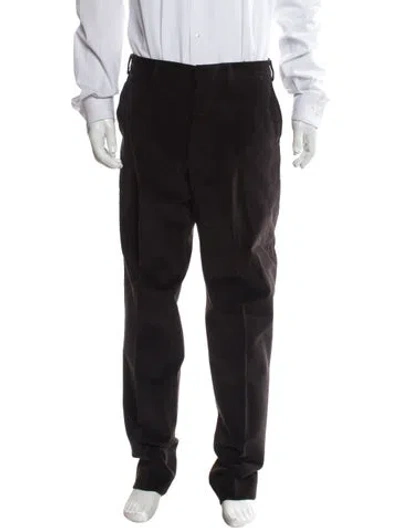Pre-owned Prada Vintage Corduroy Pants In Brown