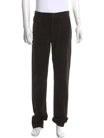 Pre-owned Prada Vintage Corduroy Pants In Brown