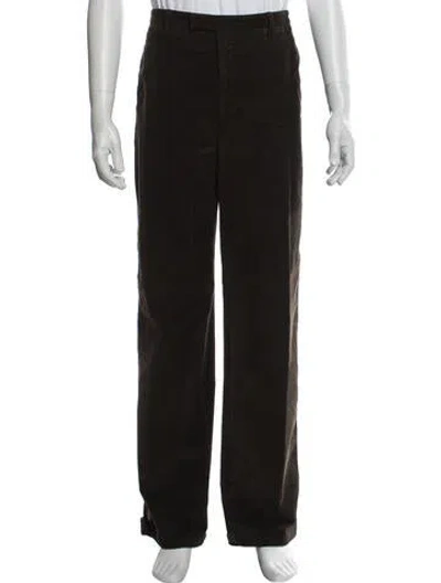 Pre-owned Prada Vintage Corduroy Pants In Brown