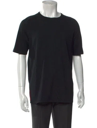Pre-owned Prada Vintage Crew Neck T-shirt In Black
