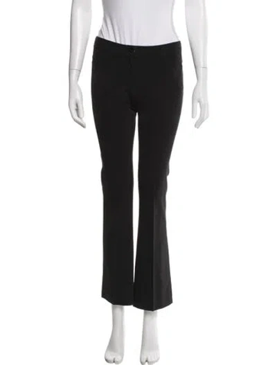 Pre-owned Prada Vintage Flared Pants In Black