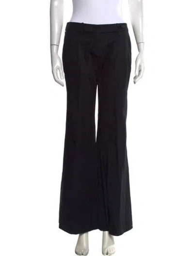 Pre-owned Prada Vintage Flared Pants In Black
