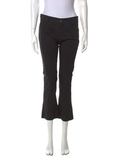 Pre-owned Prada Vintage Flared Pants In Black