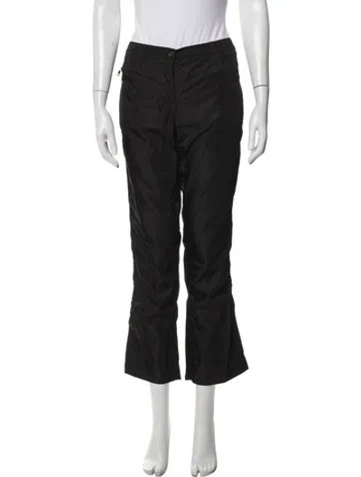 Pre-owned Prada Vintage Flared Pants In Black