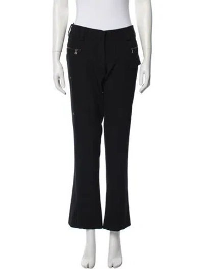 Pre-owned Prada Vintage Flared Pants In Black