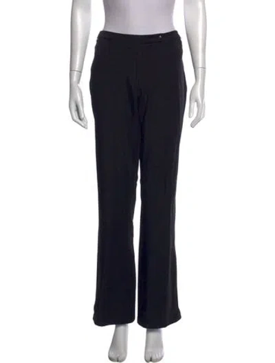 Pre-owned Prada Vintage Flared Pants In Black