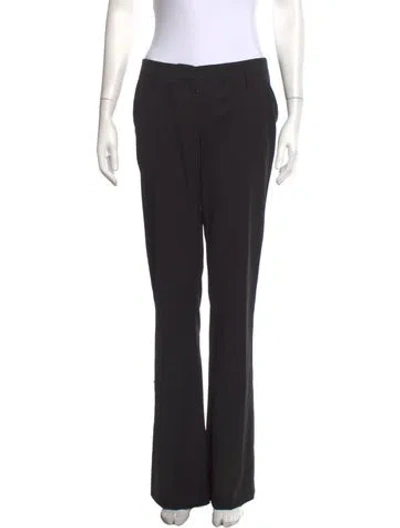 Pre-owned Prada Vintage Flared Pants In Black