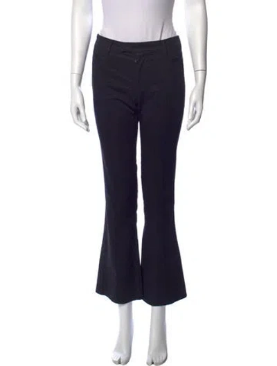 Pre-owned Prada Vintage Flared Pants In Blue