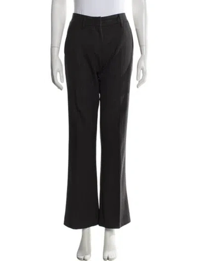 Pre-owned Prada Vintage Flared Pants In Gray