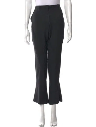 Pre-owned Prada Vintage Flared Pants In Gray