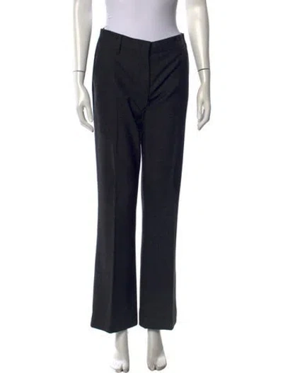 Pre-owned Prada Vintage Flared Pants In Grey
