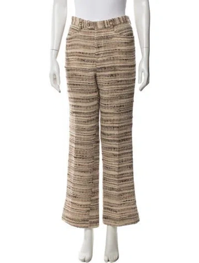 Pre-owned Prada Vintage Flared Pants In Neutral