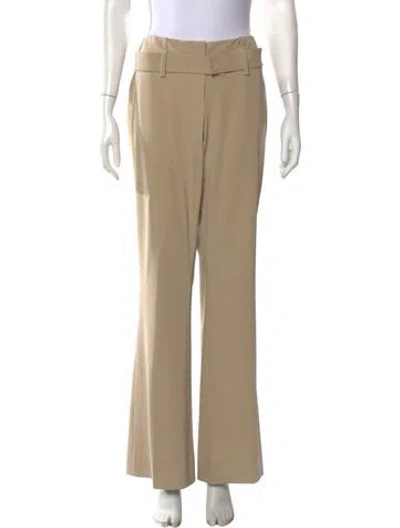 Pre-owned Prada Vintage Flared Pants In Neutral