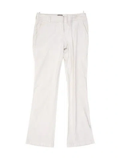 Pre-owned Prada Vintage Flared Pants In Neutrals