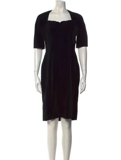 Pre-owned Prada Vintage Knee-length Dress In Black
