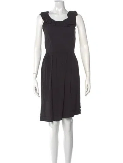 Pre-owned Prada Vintage Knee-length Dress In Black