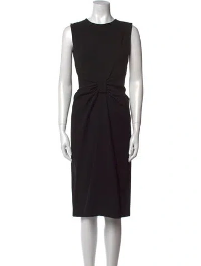 Pre-owned Prada Vintage Knee-length Dress In Black