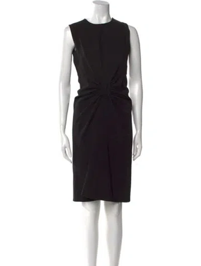 Pre-owned Prada Vintage Knee-length Dress In Black