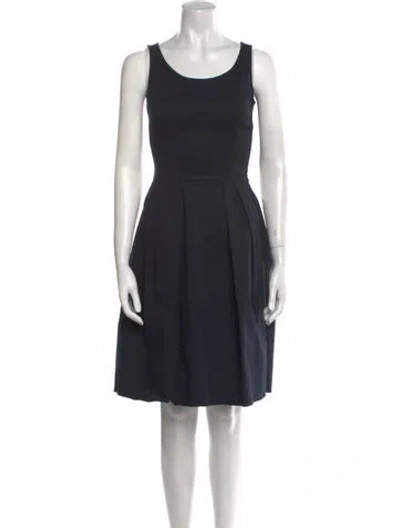 Pre-owned Prada Vintage Knee-length Dress In Black