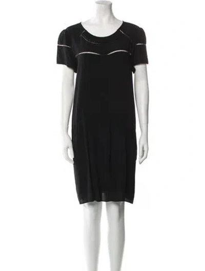 Pre-owned Prada Vintage Knee-length Dress In Black
