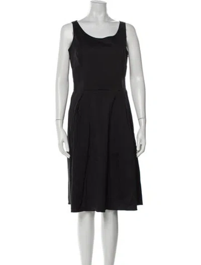 Pre-owned Prada Vintage Knee-length Dress In Black