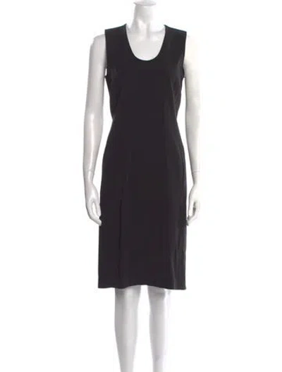 Pre-owned Prada Vintage Knee-length Dress In Black