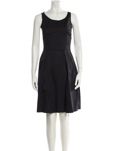Pre-owned Prada Vintage Knee-length Dress In Black