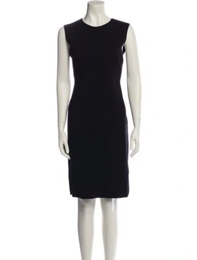 Pre-owned Prada Vintage Knee-length Dress In Black