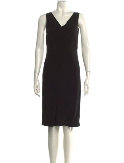 Pre-owned Prada Vintage Knee-length Dress In Black