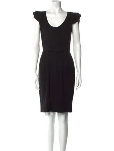 Pre-owned Prada Vintage Knee-length Dress In Black