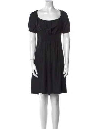 Pre-owned Prada Vintage Knee-length Dress In Black
