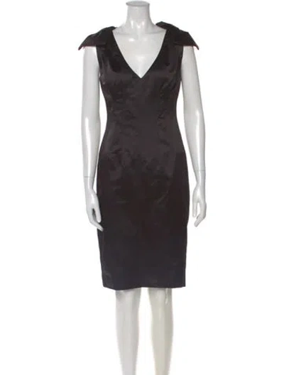 Pre-owned Prada Vintage Knee-length Dress In Black