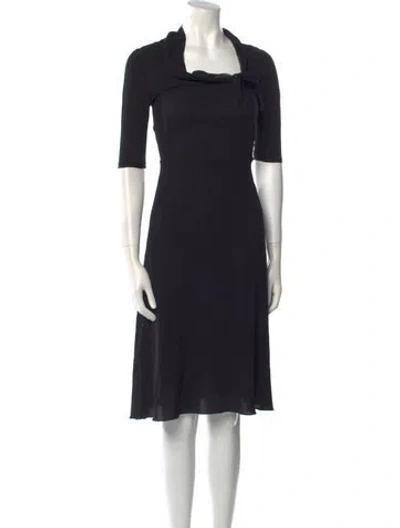 Pre-owned Prada Vintage Knee-length Dress In Black