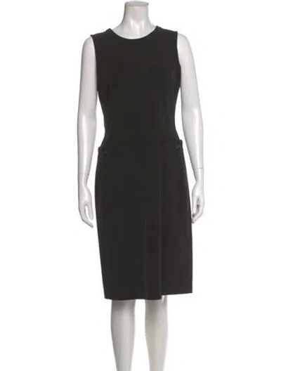 Pre-owned Prada Vintage Knee-length Dress In Black