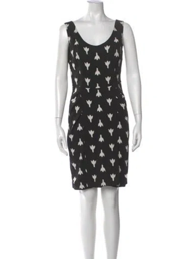 Pre-owned Prada Vintage Knee-length Dress In Black