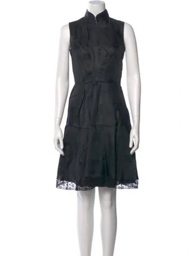 Pre-owned Prada Vintage Knee-length Dress In Black