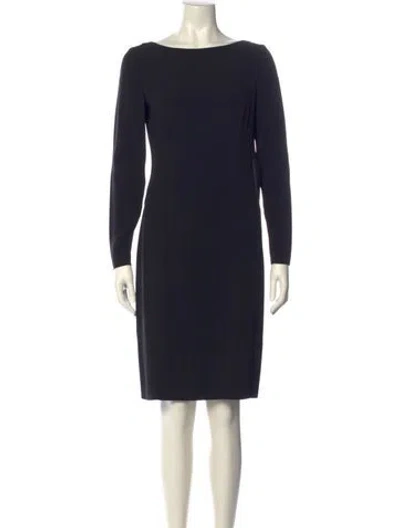 Pre-owned Prada Vintage Knee-length Dress In Black