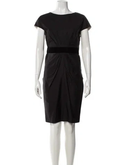 Pre-owned Prada Vintage Knee-length Dress In Black